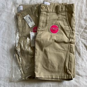 BRAND NEW Youth Khaki Shorts perfect for school uniforms!